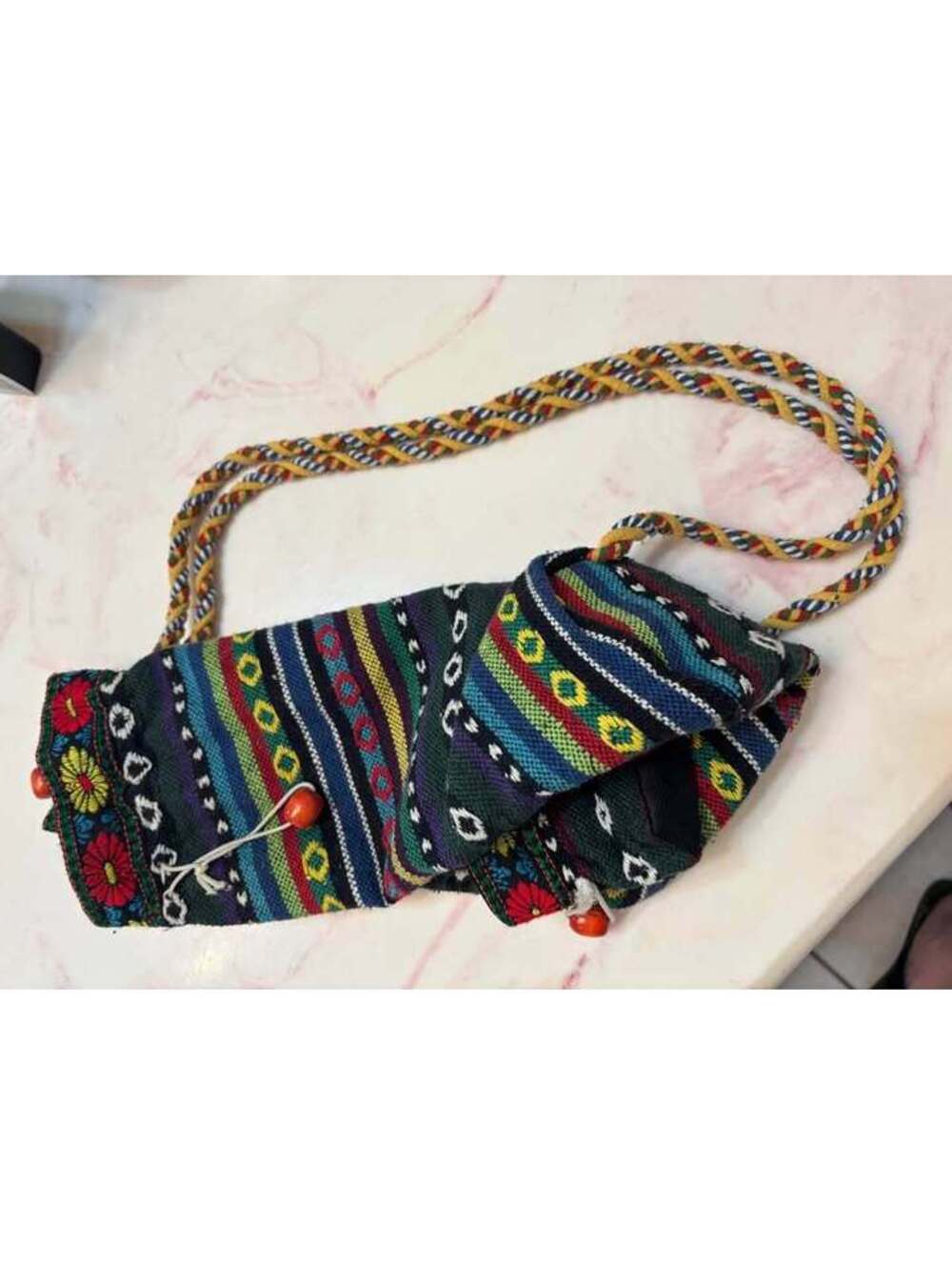 Knitted drawstring backpack - Picture 5 of 6